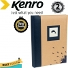 Kenro 6x4 Inches 10x15cm Green Wood Memo Album Dolphin 300 Photos