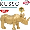 Kusso Gold Rhino Decoration