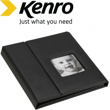 Kenro Professional Black CD Folio with 1 Tray + 1 Photo