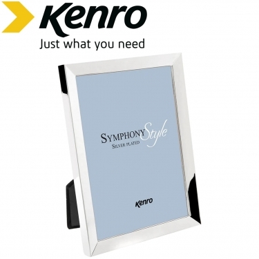 Kenro 6x4 Inches 10x15cm Single Symphony Style Silver Plated Album