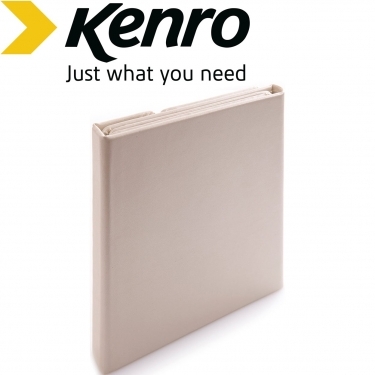 Kenro Professional White CD Folio with 1 Tray + 1 Photo