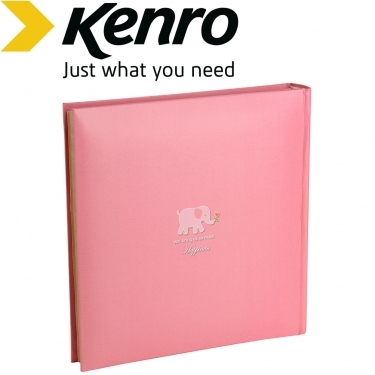 Kenro 6x4 Inches Baby Zoo Pink Memo Album and Keepsake Box 120