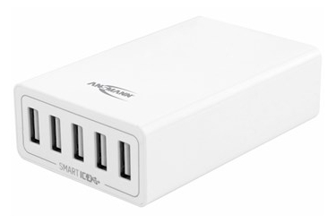 Ansmann USB Charger High Speed Intelligent Plugs White