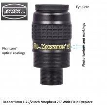 Baader 9mm 1.25/2 Inch Morpheus 76 Wide Field Eyepiece