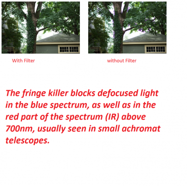 Baader Fringe Killer Optically Polished Filter