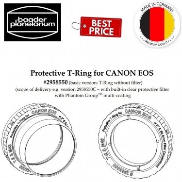 Baader Protective Canon DSLR T-Ring With UV-IR Blocker / L-Filter
