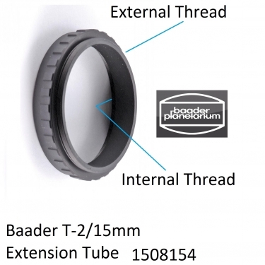 Baader T-2/15mm Extension Tube