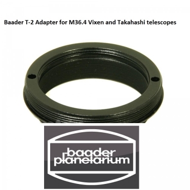 Baader T-2 Adapter for M36.4 Vixen and Takahashi telescopes