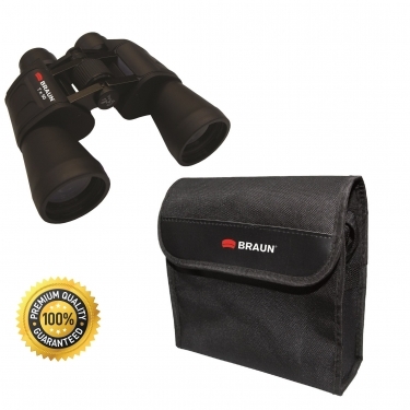 Braun 7x50 Full Size Binoculars Black