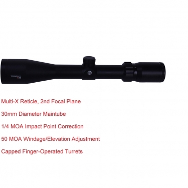 Bushnell 2.5-10x44 Trophy Xtreme Riflescope (Multi-X Reticle, Black)