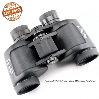 Bushnell 7x35 PowerView Weather Resistant Porro Prism Binocular