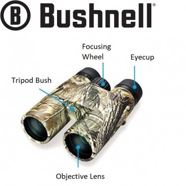 Bushnell Trophy WP 8x42 HD AP Camouflage Roof Prism Binoculars