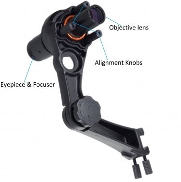 Celestron Polar Axis Finderscope For CGX and CGX-L Equatorial Mounts