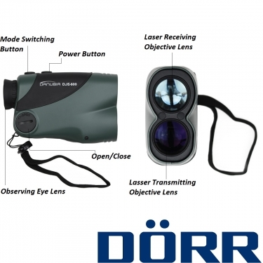 Dorr Danubia DJE-400 Laser Rangefinder - Green