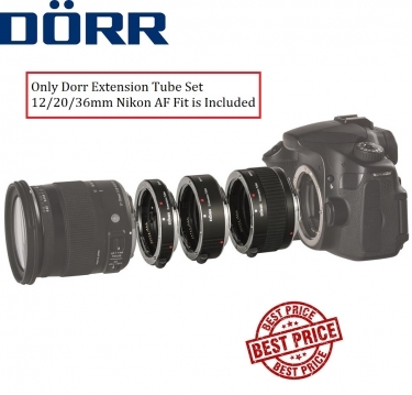 Dorr Extension Tube Set 12/20/36mm Nikon AF Fit