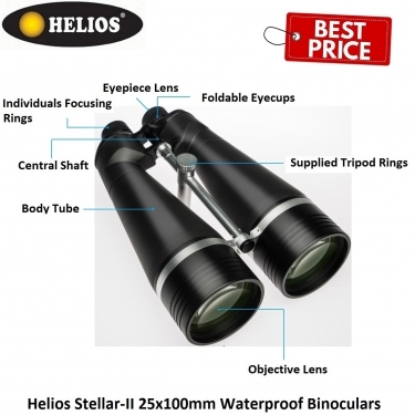 Helios Stellar-II 16x80mm Water Proof Observation Binoculars