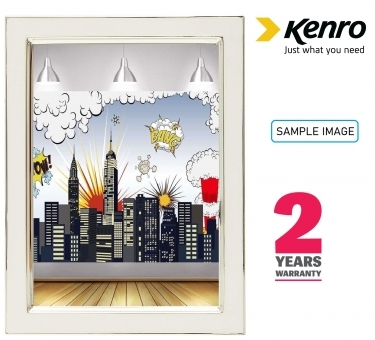 Kenro 6x4 Inch Whisper Classic Photo Frame - Grey Inlay