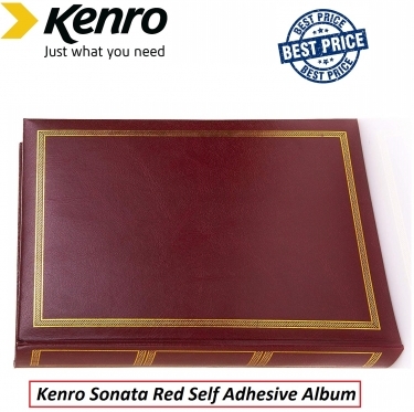 Kenro Sonata Red Self Adhesive Album
