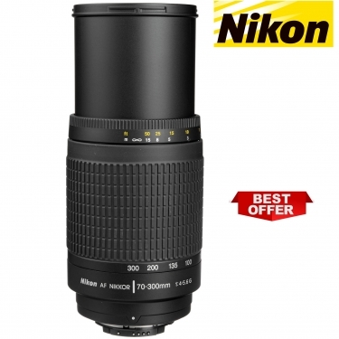 Nikon 70-300mm F4-5.6G AF Lens Black Colour