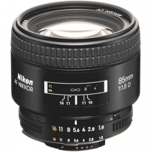 Nikon 85mm F/1.8 AF-D Nikkor Telephoto Lens