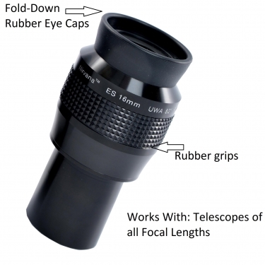 Nirvava-ES 16mm UWA-82 High Performance 1.25 Inch Eyepiece