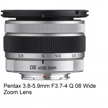 Pentax 3.8-5.9mm F3.7-4 Q 08 Wide Zoom Lens