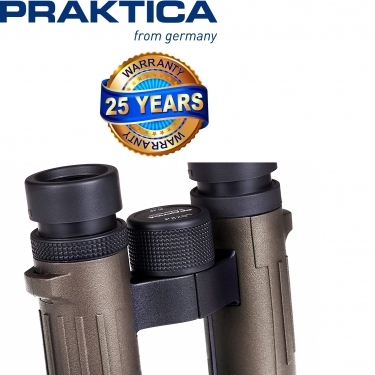 Praktica 10x26mm Pioneer Waterproof Binoculars (Umber)