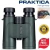 Praktica Odyssey 8x42mm Green Waterproof FMC Optics Binoculars