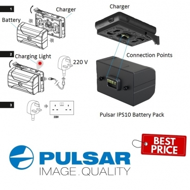 Pulsar IPS Battery Charger for IPS5 IP7 IPS7A IPS10 IPS14