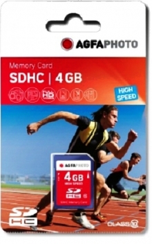 AgfaPhoto SDHC 4GB High speed Class 10 MLC Memory Card