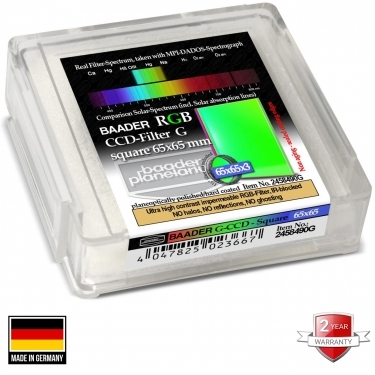 Baader 65x65mm G-CCD Unmounted Square Filter