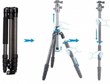 Benro C1692TB0S Travel Angel II Carbon Fibre Tripod Kit