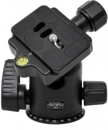 Benro N1 Dual Action Ball Head With PU60 Quick Release Plate