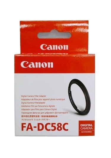 Canon FA-DC58C 58mm Filter Adapter For G1 X Camera