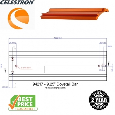 Celestron 9.25-inch Dovetail Bar For CGE Mount