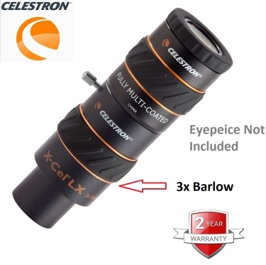 Celestron X-Cel LX 3x Barlow Lens