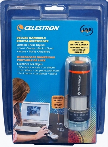 Celestron Deluxe Handheld Digital Microscope With Stand