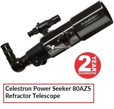 Celestron Power Seeker 80AZS Refractor Telescope