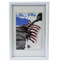 Dorr 10x8-Inch New York White Photo Frame