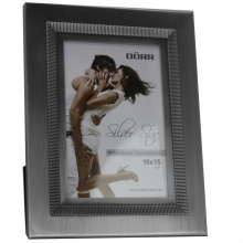 Dorr 6x4-Inch Silverstar Genua Matt Silver Photo Frame