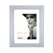 Dorr Bloc Silver 9x7 inch Wood Photo Frame with 7x5 inch insert