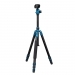 Dorr HQ1635 4 Section Black/Blue Aluminium Tripod With Ball Head