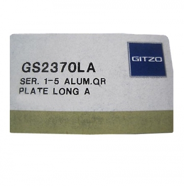 Gitzo GS2370LA Quick Release Plate For G1276M/GH2750QR Ballheads