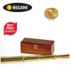 Helios Fine Brass Admiral 10-30x30 Zoom Draw Telescope