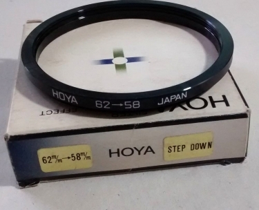 Hoya 62-58mm Step Down Ring