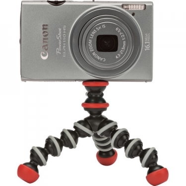 Joby GPod Mini Magnetic Tripod (Black/Gray/Red)