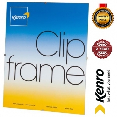 Kenro 11.75x16.5 Inch A3 Plexiglas Fronted Clip Frames