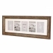 Kenro 6x4-Inch / 10x15cm Bergamo Rustic Brown 5-Photos Frame