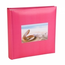 Kenro 6x4 Inch Cerise Mother of Pearl Holiday Memo Album 200