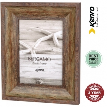 Kenro 7x5-Inch / 13x18cm Bergamo Rustic Brown Frame